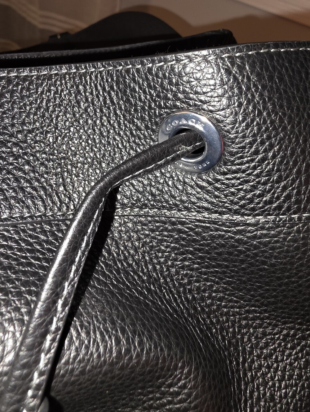 🖤 Coach Warner Backpack CW210 – Black Pebbled Leather | Like New 🖤 - Picture 15 of 15